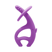 Mombella прорезыватель силиконовый Dancing Elephant, пурпурный