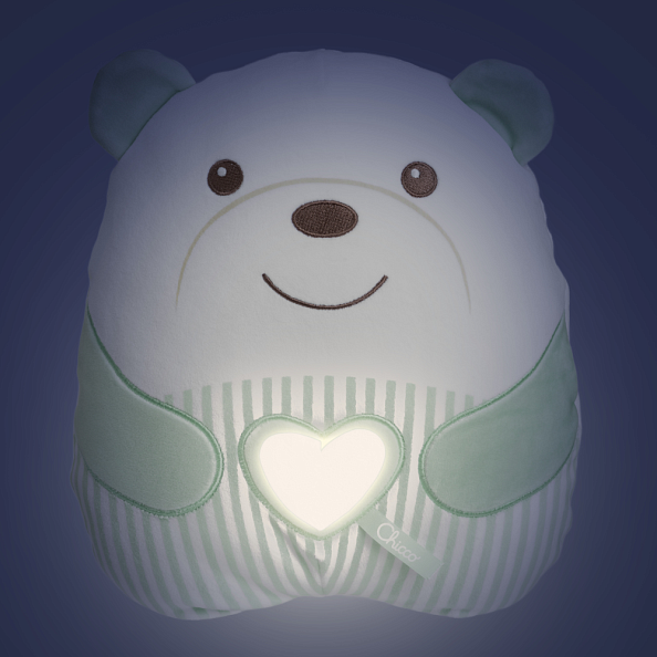 Chicco игрушка-ночник мягкая музыкальная Милый мишка - фото  3