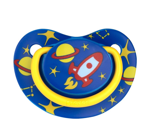 Pigeon FunFriends пустышка &quot;Ракета&quot; 6+ мес. - фото  1