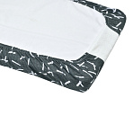 Lodger чехол на матрасик для пеленания Scandinavian Print Carbon