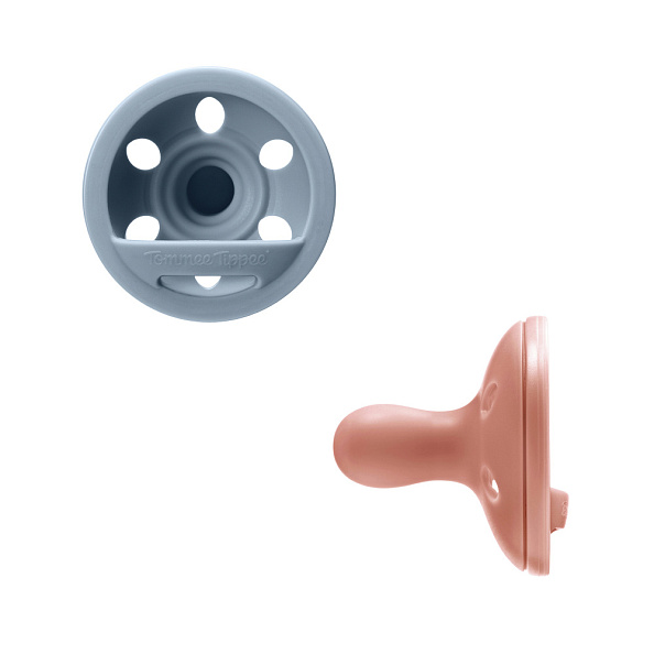 Tommee Tippee соска-пустышка силиконовая Close to Natural Breast-like, 6-18 мес., 2 шт. - фото  1