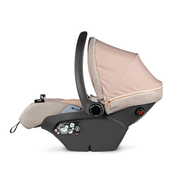 Peg Perego Автокресло 0+ Primo Viaggio Lounge ( 40-83 см, 0-12 мес) Mon Amour - фото  8