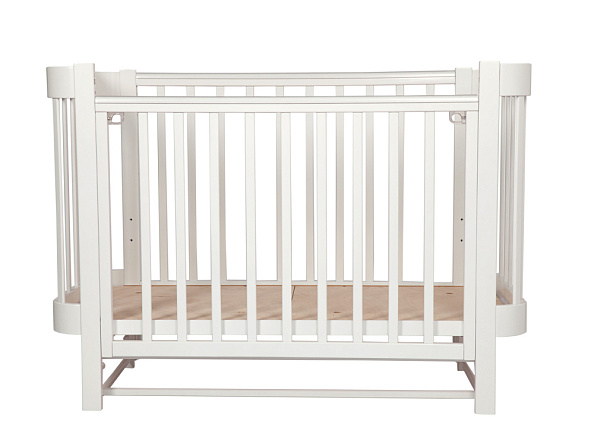 LIEL кровать с маятником приставная Cosmos белый - фото  2