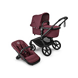 Bugaboo Fox5 Renew коляска 2 в 1 Black/ Dark Cherry/ Dark Cherry complete