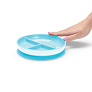 Munchkin тарелка детская на присоске секционная Stay Put™с 6 мес., голубая - фото 4