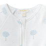 Babybu комбинезон на молнии Pale Blue Tree 100% органический хлопок  - фото 3