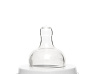 Suavinex бутылка 150мл с круглой силикиновой соской (3 позиции) Hugge Baby, серый.зайка