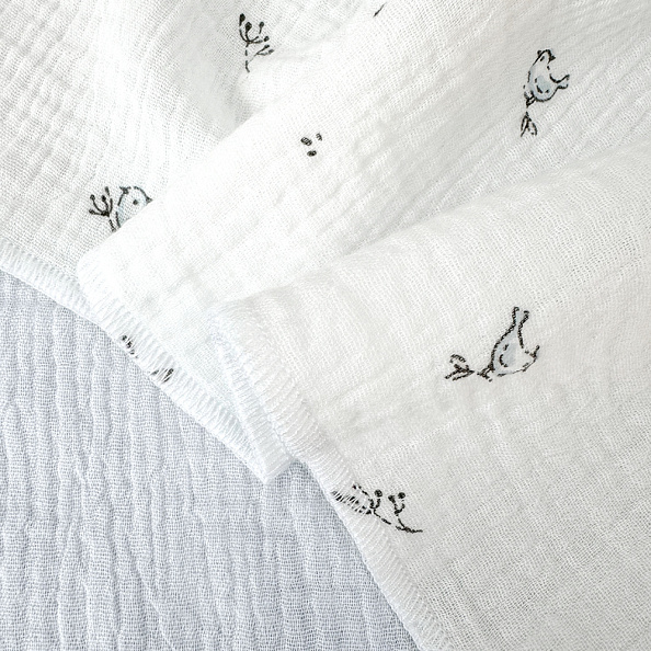 Perina комплект пелёнок детских (2 шт) Птички/Голубая пастель - фото  7