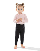 NORVEG футболка 100% шерсть с длинным рукавом Soft Kids цвет розовый