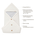 Mimibaby конверт-одеяло демисезонный цвет молочный
