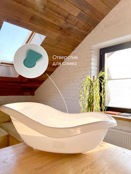 OLANT ванночка с горкой для купания детская - фото  2