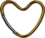 Xplorys    Dooky Heart Hook - Gold -  1