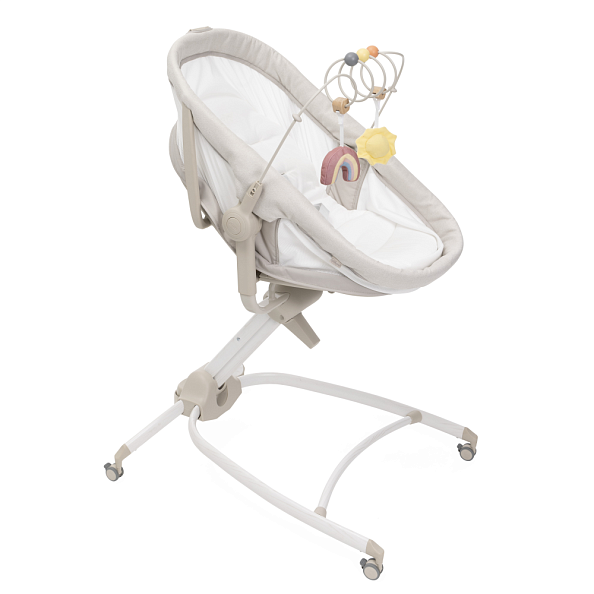 Chicco кроватка-стульчик 4-в-1 Baby Hug Armonia Mother Pearl - фото  4