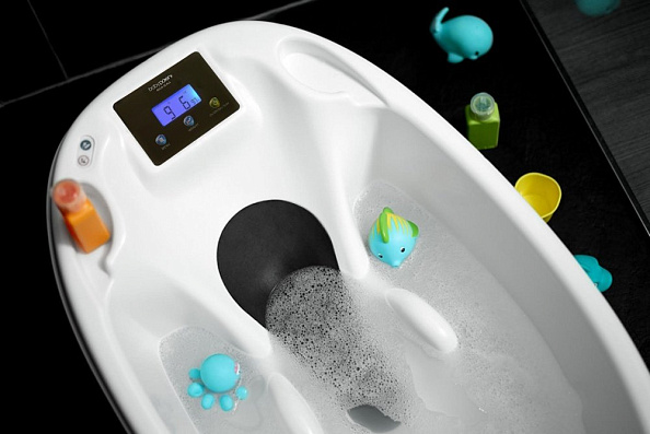 Baby Patent ванночка детская с электронными весами и термометром Aqua Scale - фото  6