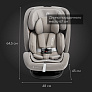 Happy Baby автокресло 0+ OREX grey (0-12 лет, до 36 кг) - фото 19