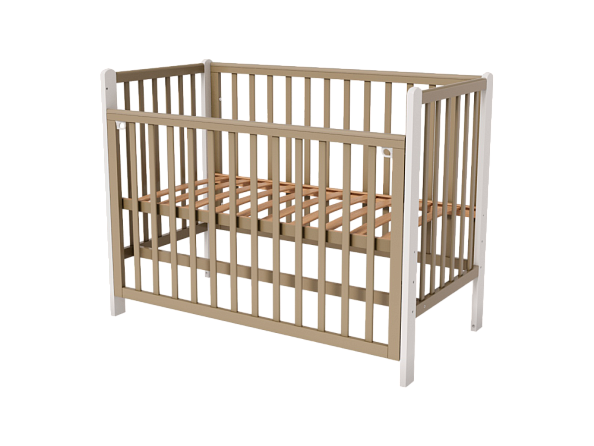 OLANT BABY кровать с маятником Bliss кашемир/белый - фото  7