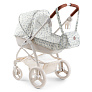 Happy Baby коляска для кукол Эшли (Ashley) синие цветы / blue flowers - фото 10