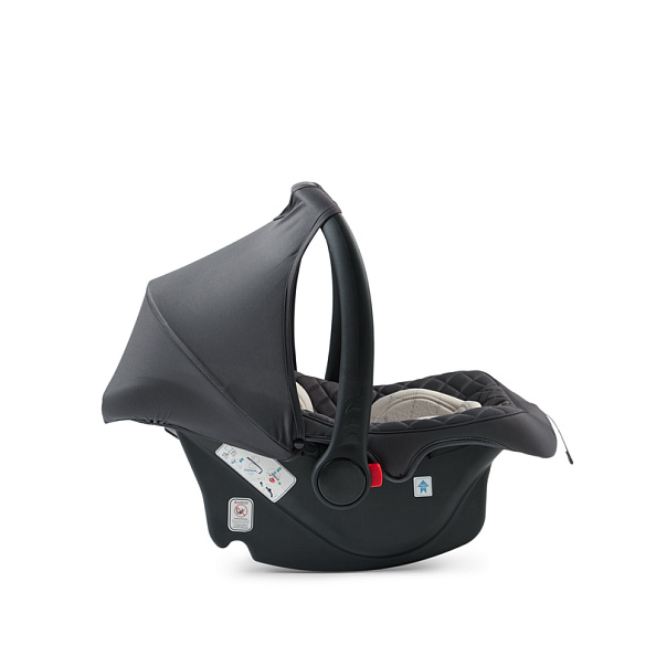 Happy Baby автокресло 0+ SKYLER V2 dark grey (0-12 мес, до 13 кг) - фото  4