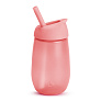 Munchkin поильник непроливайка с трубочкой Simple Clean Straw 296 мл с 12 мес., розовый  - фото 1