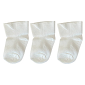 OLANT BABY носки детские 3 пары КОЛОКОЛЬЧИК крем/крем/крем