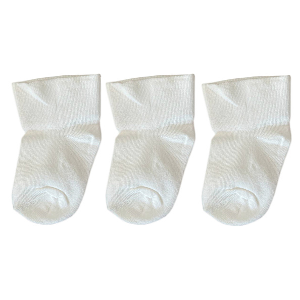 OLANT BABY носки детские 3 пары КОЛОКОЛЬЧИК крем/крем/крем - фото  1