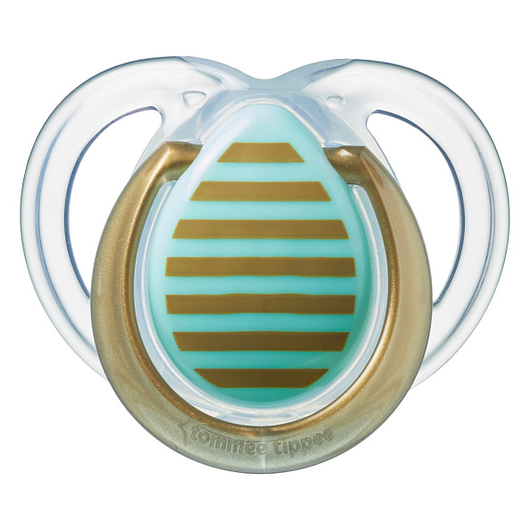 Tommee Tippee соска-пустышка силиконовая Moda, 0-6 мес., 2 шт. - фото  2