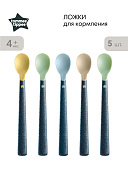 Tommee Tippee ложки для кормления Softee, 5 шт., 4 мес +