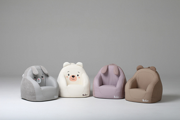 Фабрика облаков кресло детское интерьерное Bobo Grey Smoke - фото  7