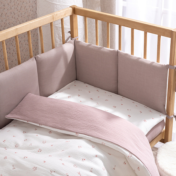 Perina комплект постельного белья Muslin Лето розовое/Мокко 3 предмета - фото  1