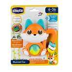 Chicco игрушка-погремушка Лисичка