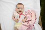 Elodie плед-одеяло, хлопок, 75*100 см.- Embroidery Anglaise - фото 6