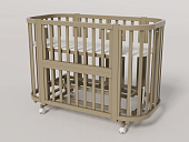 OLANT BABY кровать-трансформер с маятником Vila кашемир