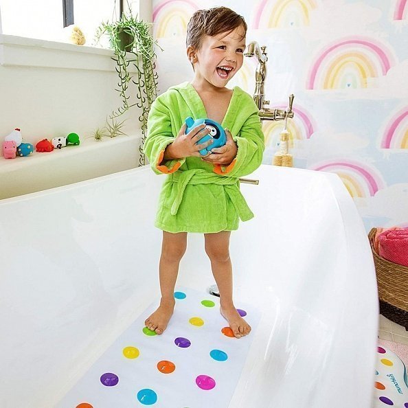 Munchkin коврик для ванной Dots™ 77,5*36,2 см. с 3-х лет