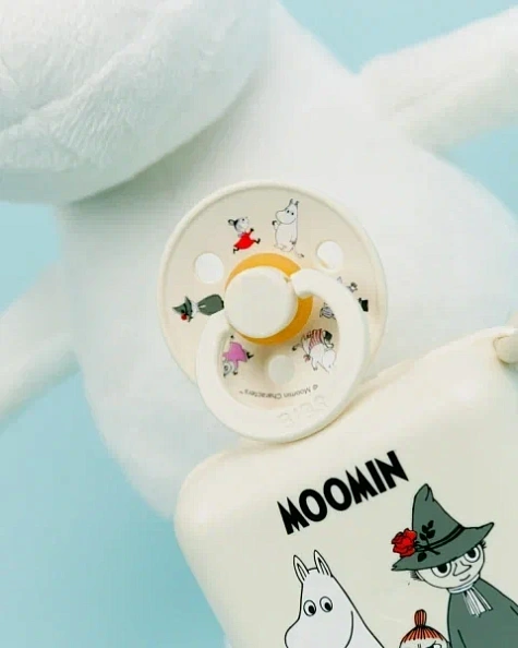 BIBS пустышка латексная Moomin Colour - Friends - Ivory - фото  11