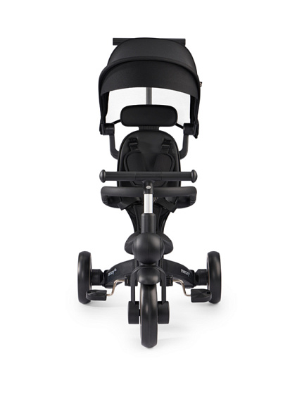 Happy Baby велосипед складной трёхколёсный Mercury Pro, black - фото  9