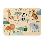 Edda тактильно-звуковая доска развивающая Сафари