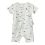 Babybu укороченный комбинезон на молнии  Vanilla Nautical 100% Органический хлопок - фото 1