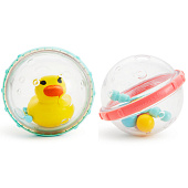 Munchkin игрушка для ванны Пузыри-поплавки утёнок 2 шт.4+