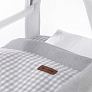 JANE кровать приставная 0+ с комплектом постельного белья Baby Side, Vichy Pearl - фото 3