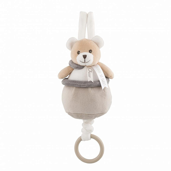 Chicco подвеска мягкая музыкальная My Sweet Doudou Медвежонок* - фото  1
