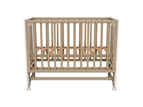 OLANT BABY кровать с маятником Bliss кашемир/белый - фото  6