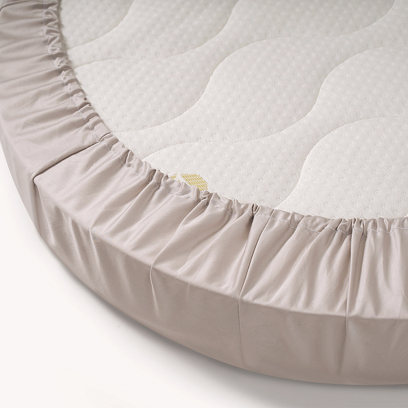Perina простыня Oval на резинке детская (жемчужно-серый)  - фото  4