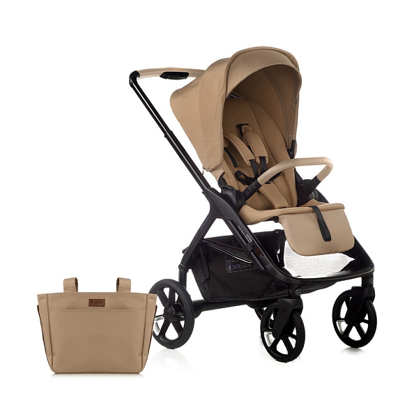 JANE Коляска 3 в 1 Keep+Sleep SeSame+Kombibaby Matt Black - фото  17