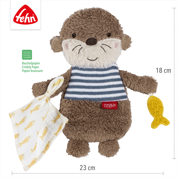 FEHN игрушка-шуршалка Выдра Тео - фото  4