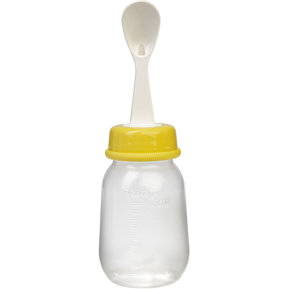 Pigeon бутылочка с ложкой 120 мл - фото  2
