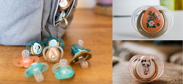 Tommee Tippee соска-пустышка силиконовая Moda, 18-36 мес., 2 шт. - фото  7