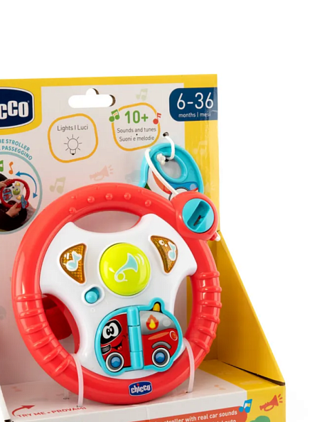 Chicco игрушка-подвеска развивающая Руль на коляску - фото  5