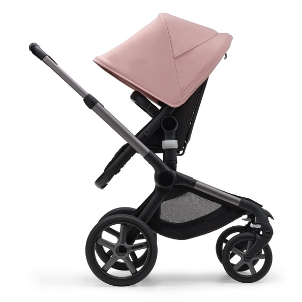 Bugaboo Fox5 коляска 2 в 1 Graphite/ Midnight Black/ Morning Pink - фото  7