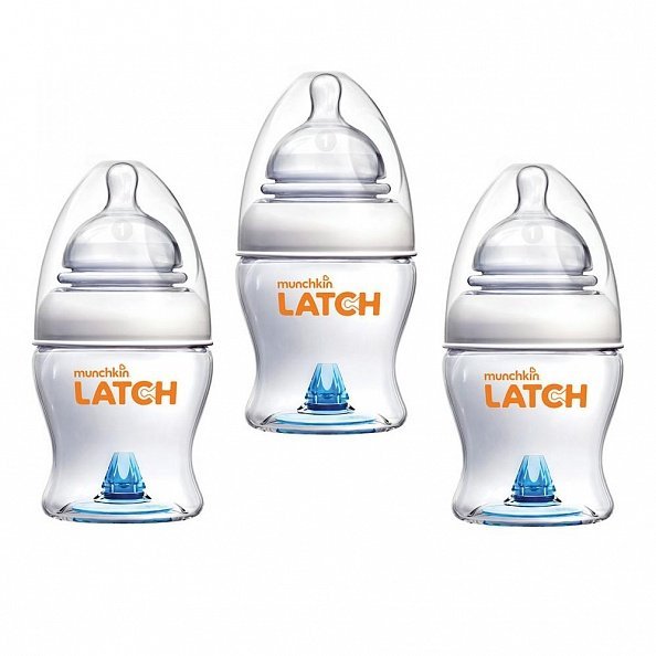 Latch Munchkin бутылочка для кормления 120 мл. 3шт.соска 0+