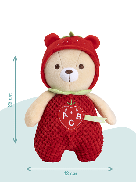 Chicco игрушка говорящая интерактивная мягкая Ягодный Мишка рус/англ/нем - фото  5